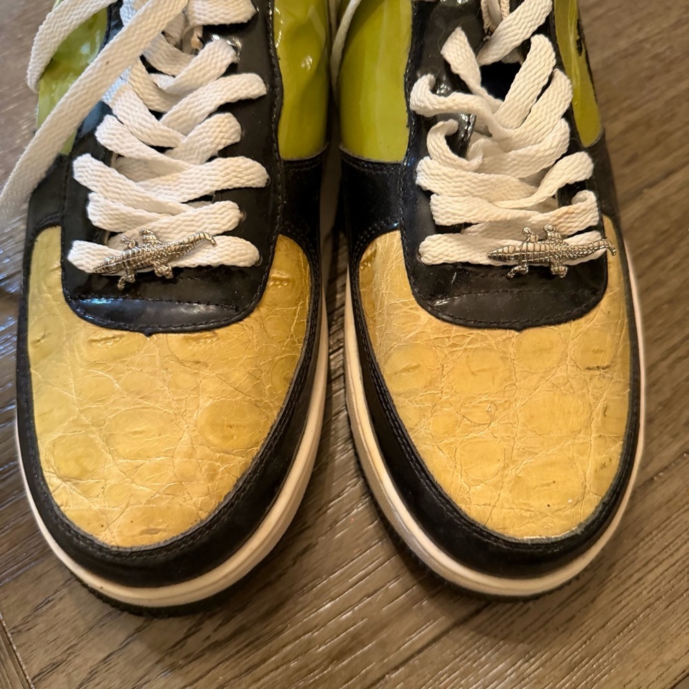 Slick Exotica Men’s Croc Crocodile Alligator Shoes Sneakers Size 9 - Picture 5 of 13
